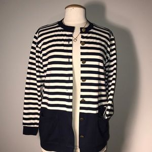 Striped cardigan